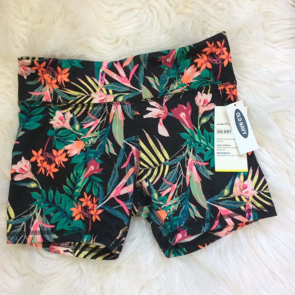 Floral Workout Shorts